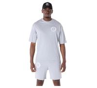 BROOKLYN NETS New Era NBA - Maglietta Oversize, Colore: Grigio mélange