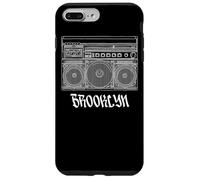 Brooklyn New York Boom Box 1980s Nostalgia Custodia per iPhone 7 Plus/8 Plus