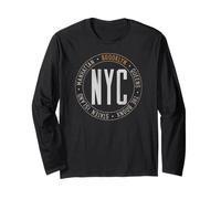 Brooklyn New York Boroughs Five Boroughs NYC Brooklynites Maglia a Manica