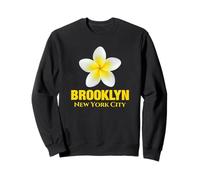 Brooklyn New York City Tropical Yellow Frangipani Flower Felpa