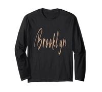 Brooklyn New York Vintage design elegante Maglia a Manica