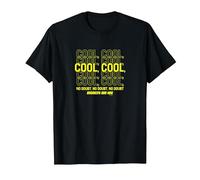 Brooklyn Nine-Nine Fool, Cool Maglietta, Uomo, Nero, L