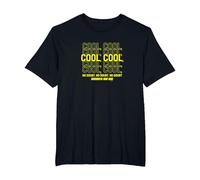 Brooklyn Nine-Nine Fool, Cool Maglietta, Uomo Taglie Grandi, Nero, 3X Tall
