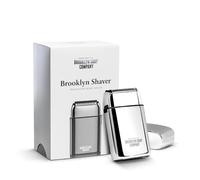 Brooklyn Soap Company Brooklyn Shaver - Rasoio elettrico da uomo, per una rasatura a secco impeccabile, rasoio elettrico con display a LED e ricarica USB-C