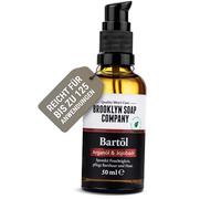 Brooklyn Soap Company Olio da Barba - 50 ml | Olio da barba nutriente con profumo di gin tonic: idrata la barba, rende la barba morbida ed elastica e aiuta contro il