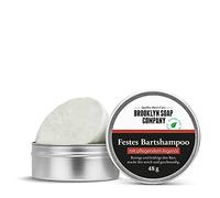 Brooklyn Soap Company - Shampoo per barba da uomo, 0% plastica, confezione riciclabile al 100%, 1 pezzo (48 g)