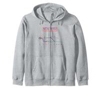 Brooklyn Treno Long Island Ferroviaria Strada Ferroviaria Trasporto M Felpa con Cappuccio