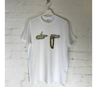 Brooklyn Zoo Run The Jewels Stampa Grande Rtj Bianco Maglietta