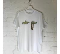 Brooklyn Zoo Run The Jewels Stampa Grande Rtj Bianco Maglietta