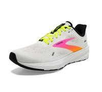 BROOKS 1103861D148 Launch 9 Uomo, White/Pink/Nightlife EU 46.5
