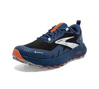 BROOKS 1104021D062 Cascadia 17 GTX Uomo, Black/Blue/Firecracker EU 42