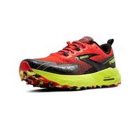 Brooks 1104261D656 Cascadia 18 Uomo, Cherry Tomato/Lime/Black EU 42.5