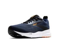 BROOKS Trace 4, Sneaker Uomo, Peacoat Black Orange Pop, 46 EU