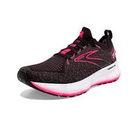 Brooks Glycerin StealthFit 20, Scarpe da Corsa Donna, Black/Blackened Pearl/Diva Pin, 40 EU Stretta