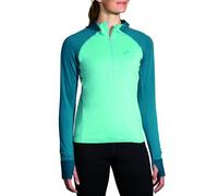 BROOKS 221568438 Notch Thermal Hoodie 2.0 Maglia Lunga Donna Aqua/Moroccan Blue Taglia 25