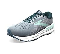 Brooks Addiction Gts 15, Scarpe da corsa Donna, Grigio (Grey Navy Aqua), 40 EU Larga