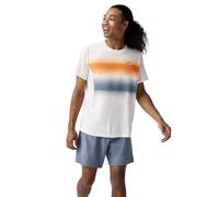 BROOKS Atmosphere Short Sleeve 3.0 - Uomo - Bianco / Arancione - Taglia S- modello 2025