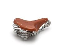 Brooks B33 Unisex Sella Miele Con Triplo Cromo Acciaio Barre Molle E Morsetto