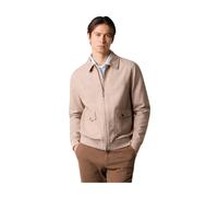 Brooks Brothers - Bomber in Lino-Cotone a Quadri - - Jackets - Uomo - Beige - S