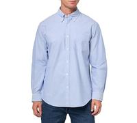 Brooks Brothers Camicia da Uomo Friday Oxford Friday Oxford Shirt, Blu Tinta Unita, M