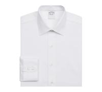 Brooks Brothers - Camicia Elegante Regent Regular Fit Stretch in Twill di Cotone Supima Non-Iron con Colletto Ainsley - - Shirts - Uomo - Bianco - L
