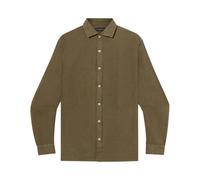 Brooks Brothers - Camicia in lino slim fit con colletto spread - - Shirts - Uomo - Verde - S