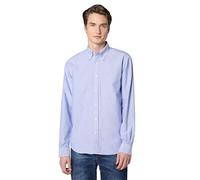 Brooks Brothers Camicia Oxford Friday Uomo, Blu Tinta Unita, XL