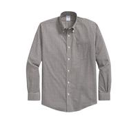 Brooks Brothers - Camicia Oxford Slim Fit Non-Iron Stretch Supima con Colletto Button Down - - Shirts - Uomo - Grigio - L