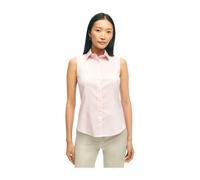 Brooks Brothers - Camicia Senza Maniche Elasticizzata in Cotone Supima - -Blouses & Shirts -Donna -Rosa -M