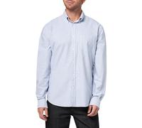 Brooks Brothers Camicia Sportiva da Uomo Friday Oxford a Maniche Lunghe, Tatuaggi Blu/Blu Navy, XL