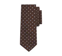Brooks Brothers - Cravatta in Seta Micro Floreale - - Accessories - Uomo - Marrone - ONE SIZE