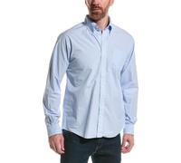 Brooks Brothers Friday Sport Shirt Camicia Button-Down, Azzurro, M Uomo