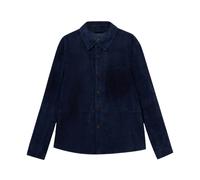 Brooks Brothers - Giacca Camicia in Pelle Scamosciata - - Jackets - Uomo - Blu - L