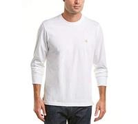 Brooks Brothers Maglietta classica, Bianco (logo navy), M