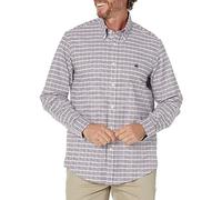 Brooks Brothers Non- Iron Long Sleeve Button Down Sport Shirt Camicia, Colore: Rosso e Multicolore, XL Uomo