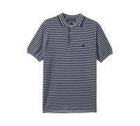Brooks Brothers - Polo a righe in cotone-seta-lino a maglia - - Tops - Uomo - Blu - XL