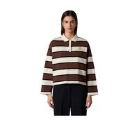 Brooks Brothers - Polo da rugby con logo ricamato - - Tops - Donna - Marrone - M