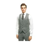 Brooks Brothers, ,Suits ,Uomo ,Grigio ,2XL Gilet in Lana Grigio Medio