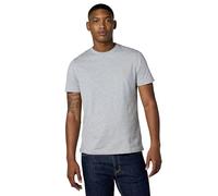 Brooks Brothers T-Shirt da Uomo a Maniche Corte in Cotone Girocollo con Logo, Grigio Erica Chiaro., S