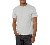 Brooks Brothers T-Shirt da Uomo a Maniche Corte in Cotone, Girocollo, con Logo, Grigio Erica Chiaro., XL