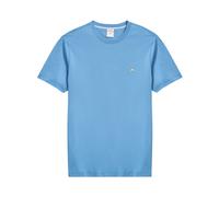 Brooks Brothers - T-shirt Girocollo con Logo in Cotone Supima Lavato - - Tops - Uomo - Blu - L