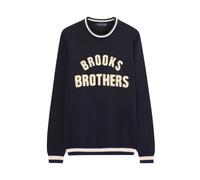 Brooks Brothers - Terry Logo Maglione - -Knitwear -Uomo -Blu -S