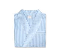 Brooks Brothers Vestaglia da uomo leggera al ginocchio in cotone con cintura, 219614 Blu A Righe, X-Large