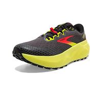 Brooks Caldera 6, Scarpe da Corsa Uomo, Nero/Rosso Fuoco/Giallo Fiammeggiante, 45 EU