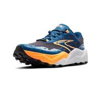 BROOKS Caldera 7, Sneaker Uomo, Ebano/Blu Mosaico/Arancione, 46 EU