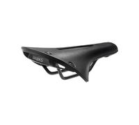Brooks England C19 Carved Cambium Saddle Nero 184 mm Uomo
