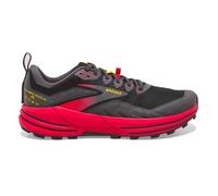 Brooks Cascadia 16 Black/fiery Red/blazing Yellow 22 - Scarpa trail - Nero/rosso [Taglia : 8]