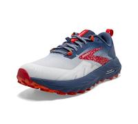 BROOKS Cascadia 17, Sneaker Donna, Bianco/Blu Navy/Agrodolce, 38 EU