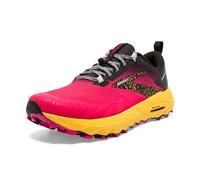 BROOKS Cascadia 17, Sneaker Donna, Diva Pink/Black/Lemon Chrome, 37.5 EU