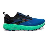 BROOKS Cascadia 17, Sneaker Uomo, Victoria Blue/Nero/Spring Bud, 42.5 EU